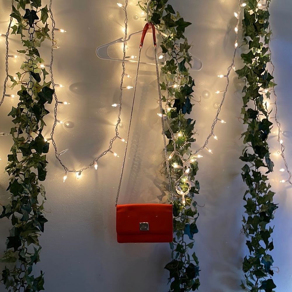 Orange and silver Lauren Ralph Lauren bag